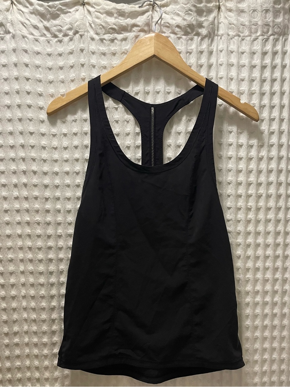 lululemon athletica Black Racerback Tank with T-Back Detail